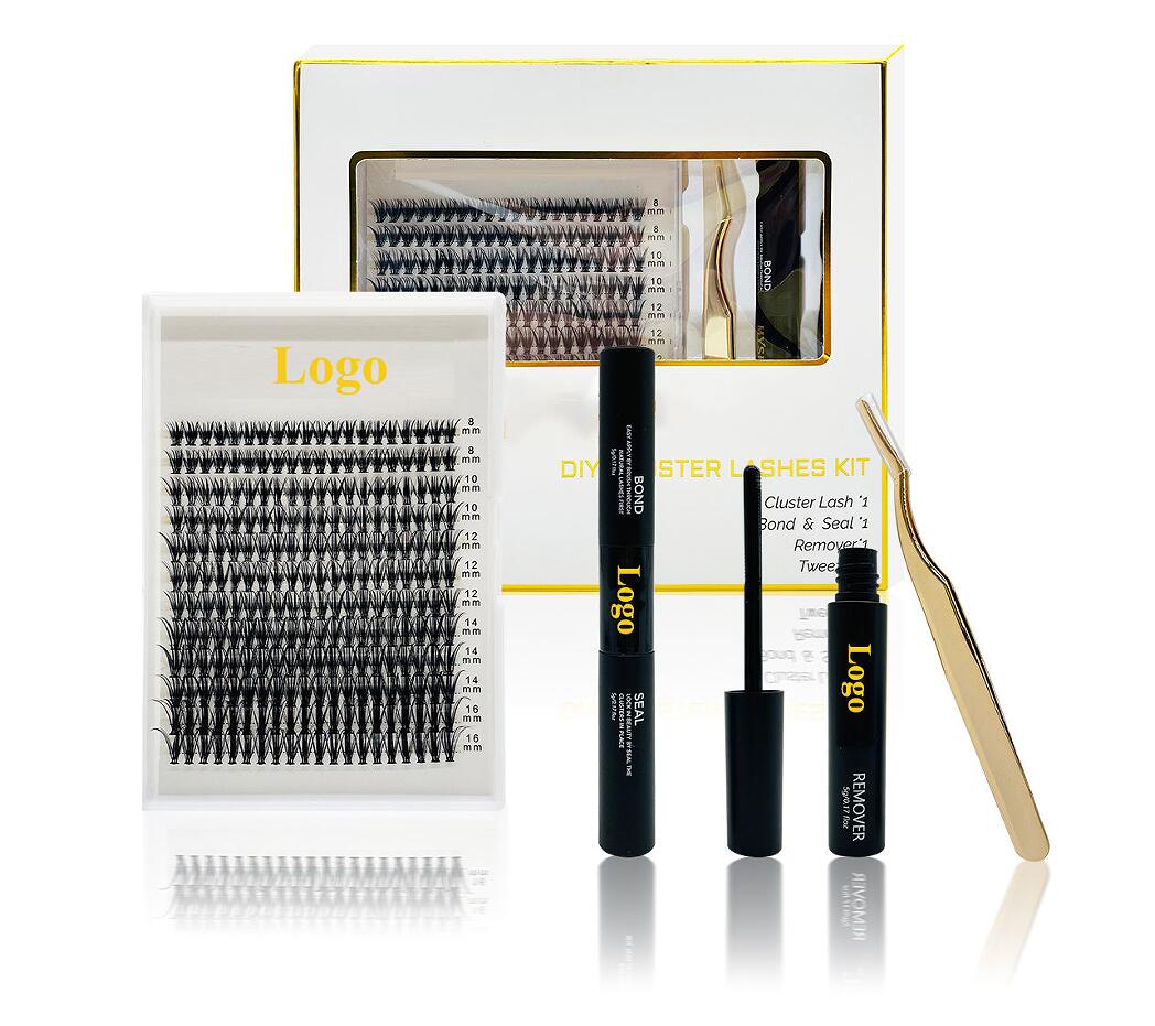 Uzyskaj idealny, puszysty wygląd rzęs dzięki zestawowi DIY Cluster Lash