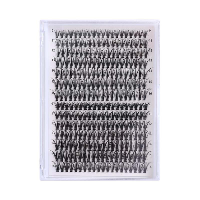 Mieszana taca do rzęs Cluster Lashes 30D 40D 9-18 mm