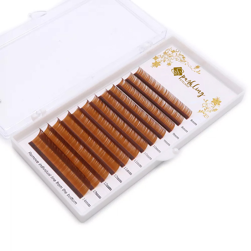 Kolorowe przedłużanie rzęs Mink Mieszana długość w jednej tacy (c Curl 0,07 mm 7-15mix)