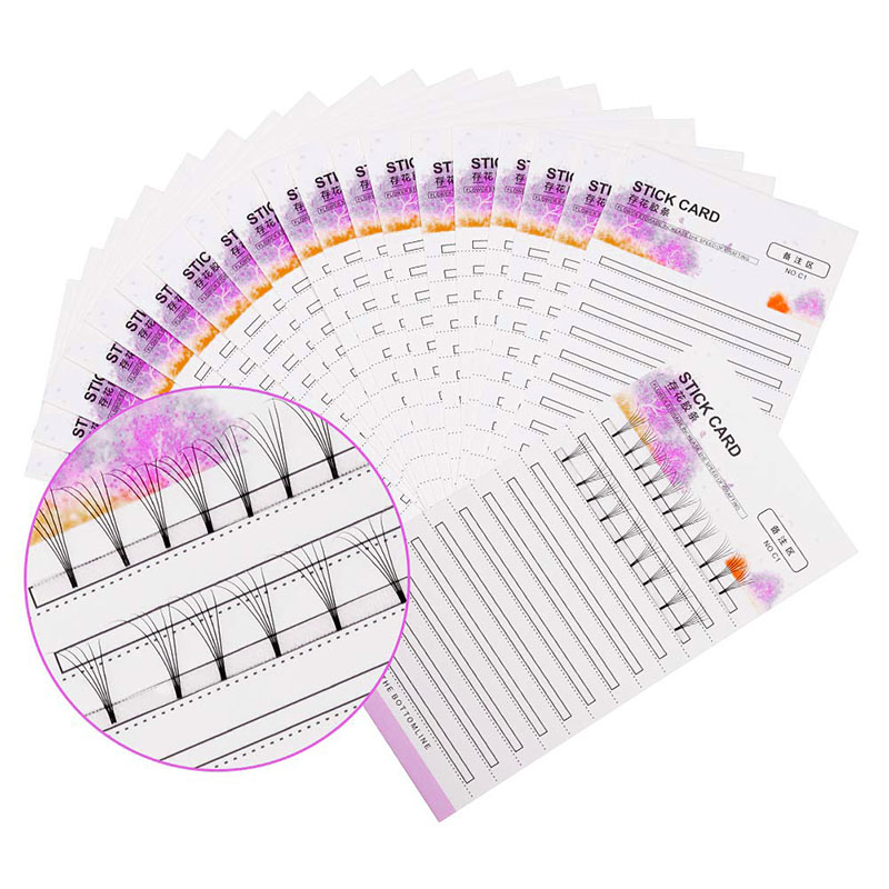 Personalizowane wizytówki Karta lojalnościowa Lash