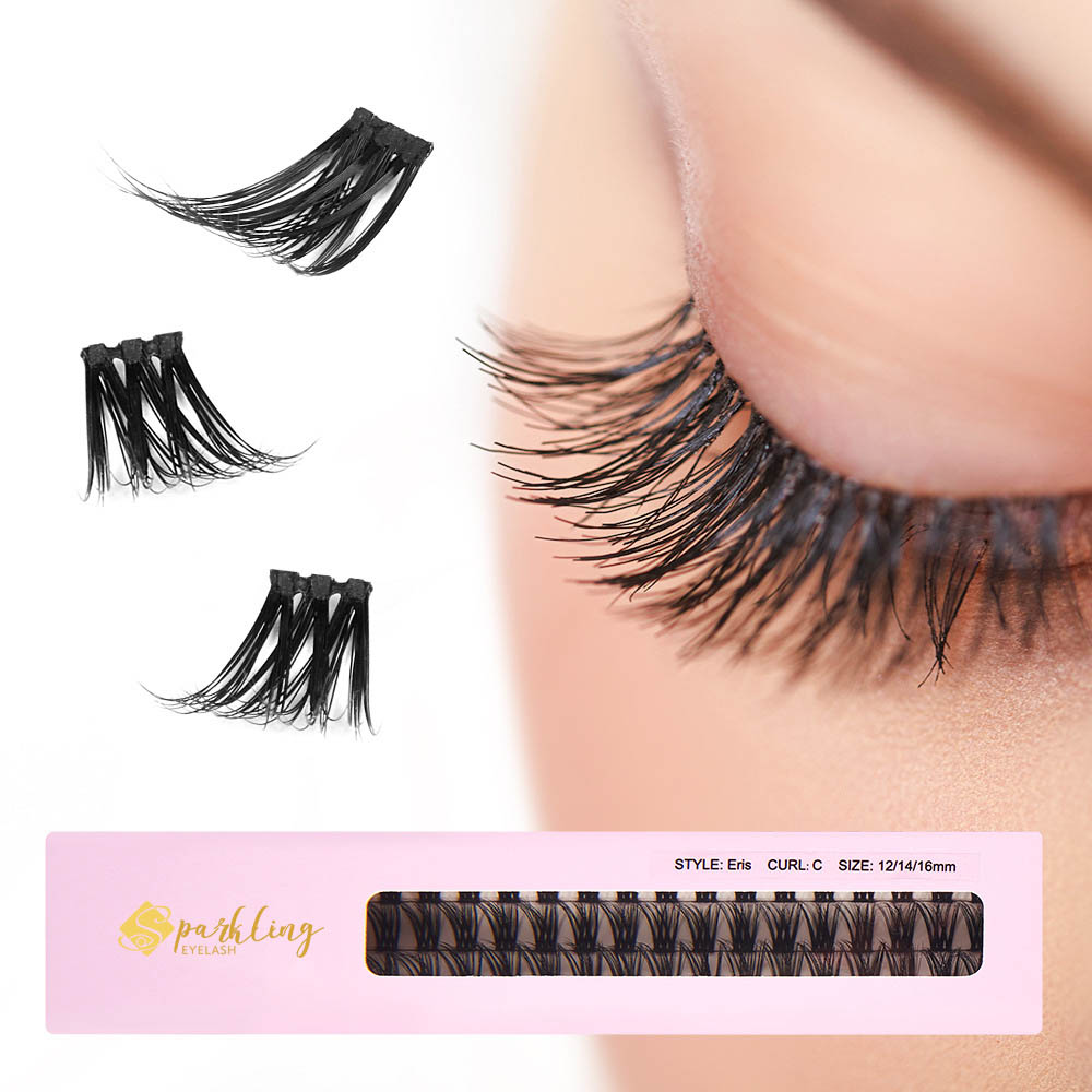 DIY przedłużanie rzęs D Curl długie pojedyncze rzęsy