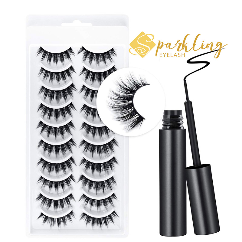 Magnetyczny Eyeliner Eyelash Suit Private Label Faux Mink Magnetic Eyelash