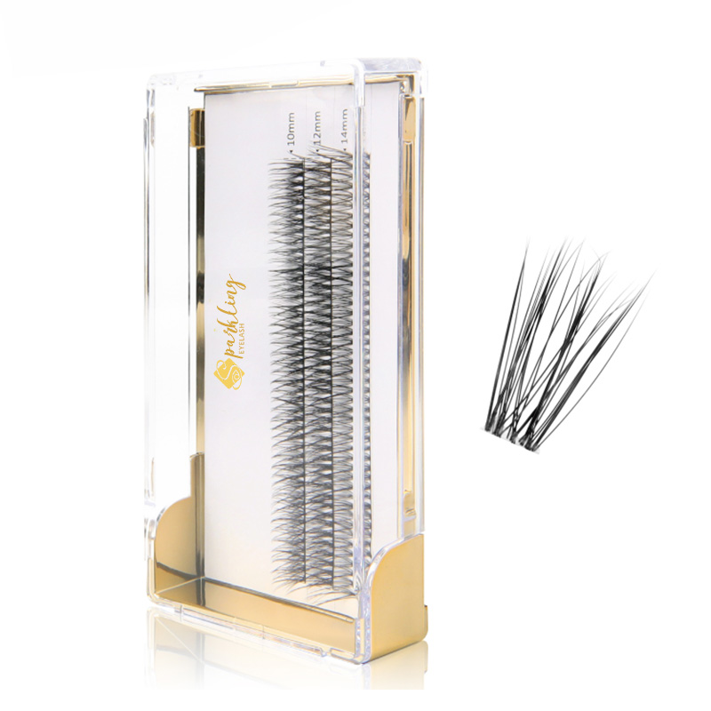 Naturalnie wyglądające rzęsy segmentowe Clear Thin Band DIY Rzęsy